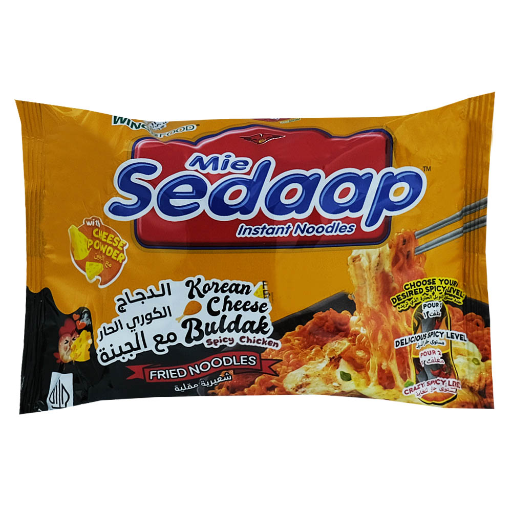 Mie Sedaap Korean Cheese Buldak Chicken Noodles 86g