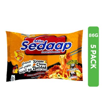 Mie Sedaap Korean Cheese Buldak Noodles 5x86g