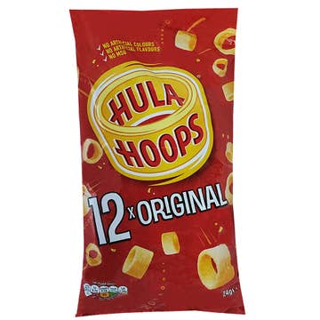 Hula Hoops Original Crisps 12x24g