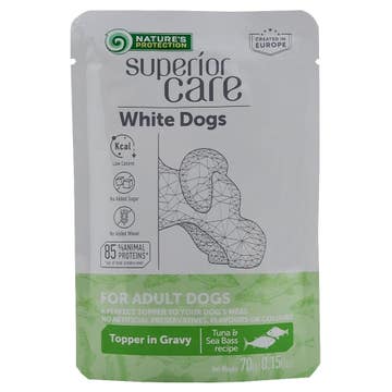 Nature's Protection Tuna & Sea Bass Gravy Dog Food 70g