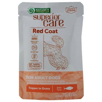 Nature's Protection Red Coat Tuna Gravy Dog Food 70g
