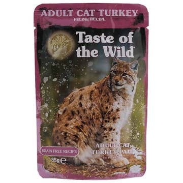 Taste Of The Wild Adult Cat Turkey Pate Feline Recipe 85g