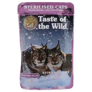 Taste Of The Wild Sterilised Cats Pate Feline Recipe 85g