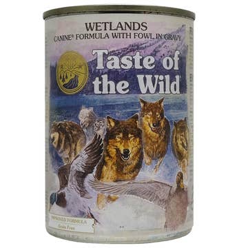 Taste Of The Wild Wetlands Canine With Fowl In Gravy Dog Food 390g