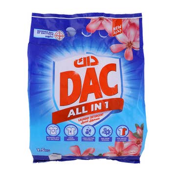 DAC All In One High Foam Laundry Detergent 1.5Kg