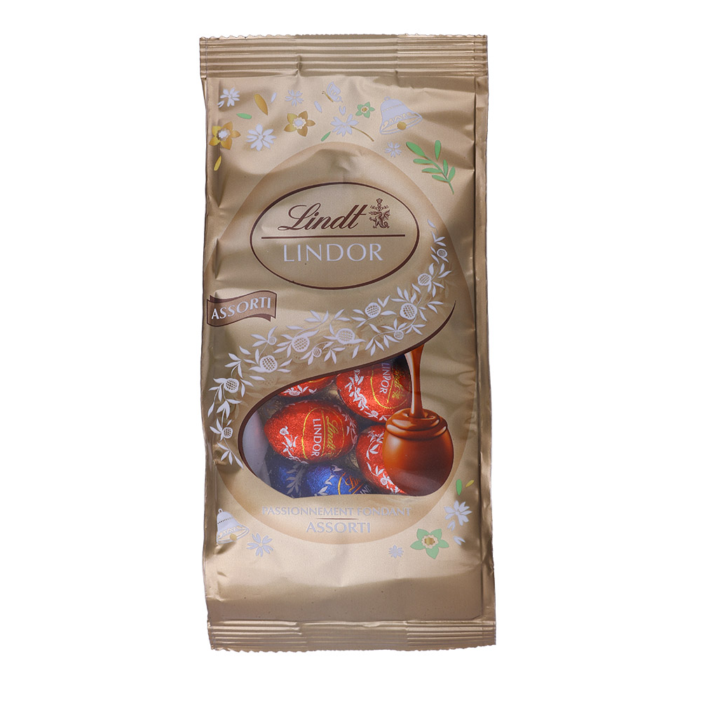Lindt Lindor Assorted Small Egg Chocolate 180g