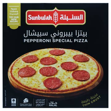 Sunbulah Crust Pepperoni Pizza 280g