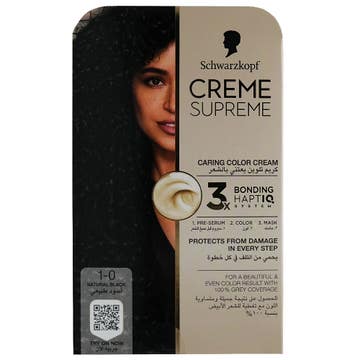 Schwarzkopf Creme Supreme Black Caring Color Cream