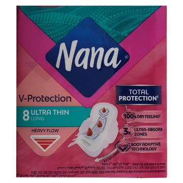 Nana V Protection Ultra Thin Long Pads 8s