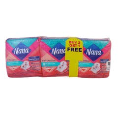 Nana Ultra Thin V Protection Long Wings Pads 8s [2+1 Free] [Special Offer]
