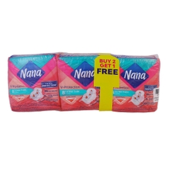 Nana Ultra Thin V Protection Long Wings Pads 8s [2+1 Free] [Special Offer]