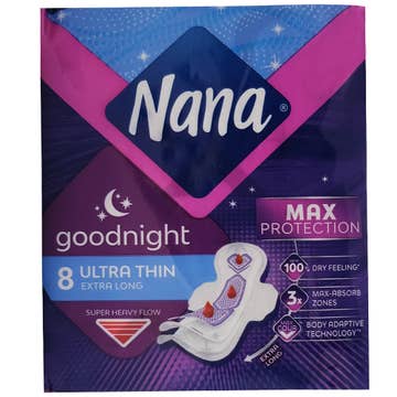 Nana Goodnight Ultra Thin Extra Long Pads 8s