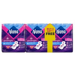 Nana Good Night Ultra Thin Extra Long Pads 3x8s [Special Offer]