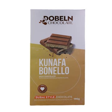 Dobeln Kunafa Bonello Chocolate Bar 190g