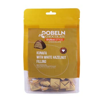 Dobeln Kunafa With White Hazelnut Filling Chocolate 450g