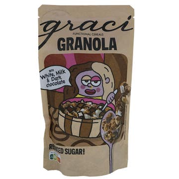 Graci White Milk & Dark Chocolate Granola 250g