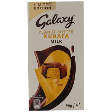Galaxy Kunafa Peanut Butter Milk Chocolate 90g