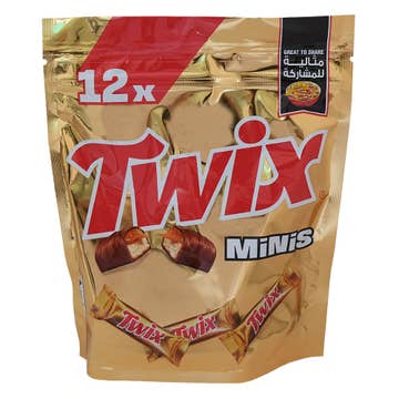 Twix Minis Milk Chocolate 240g 12's