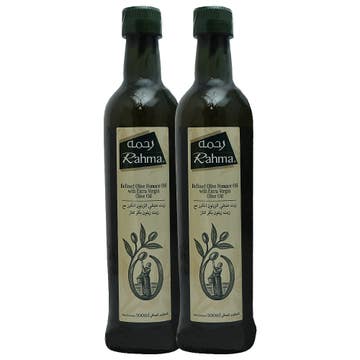 Rahma Olive Pomace Oil With Extra Virgin Olive Oil 2x500ml [Special Offer]