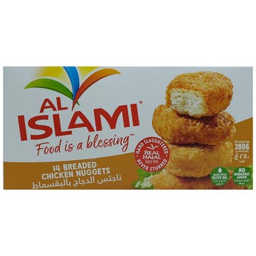Al Islami Breaded Chicken Nuggets 14s 280g