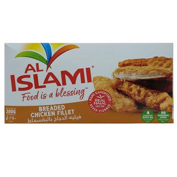 Al Islami Breaded Chicken Fillet 280g
