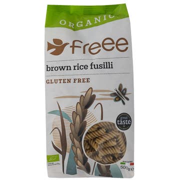 Doves Farm Organic Brown Rice Fusilli Pasta 500g