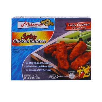 Midamar Spicy Breaded Chicken Tenders 510g