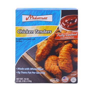 Midamar Breaded Chicken Tenders 510g
