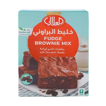 Al Alali Fudge Brownie Mix With Chocolate Chunks 500g