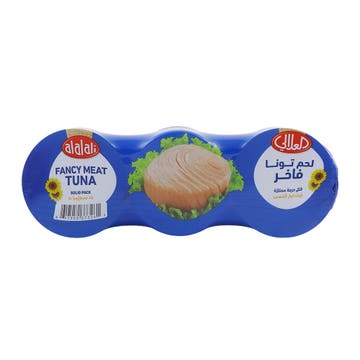 Al Alali Fancy Meat Tuna In Sunflower Oil 3x170g