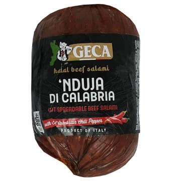 Geca Spreadable Beef Salami With Chili Pepper [Per Kg]