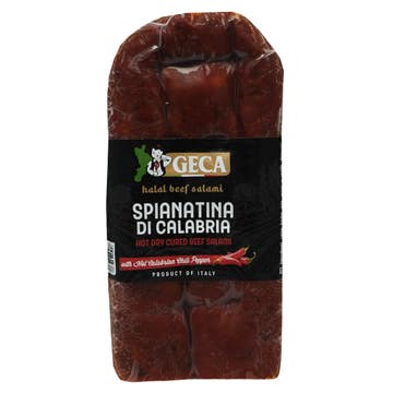 Geca Spianatina Dry Cured Beef Salami With Chili Pepper [Per Kg]
