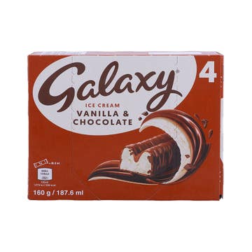 Galaxy Vanilla & Chocolate Ice Cream 160g