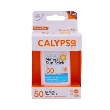 Calypso Active Mineral Sun Stick SPF50 15g