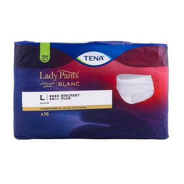 TENA Lady Discreet Plus Large Pants 16's