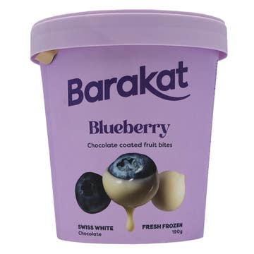 Barakat Blueberry White Chocolate Coated Fruit Bites 190g