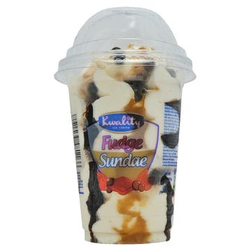 Kwality Fudge Sundae Cup Ice Cream 220ml