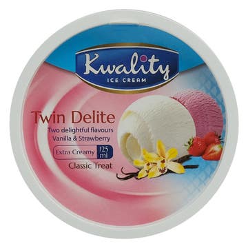 Kwality Twin Delite Cup Ice Cream 125ml