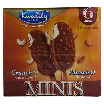Kwality Minis Crunch O & Munch O Multipack Ice Cream 50ml