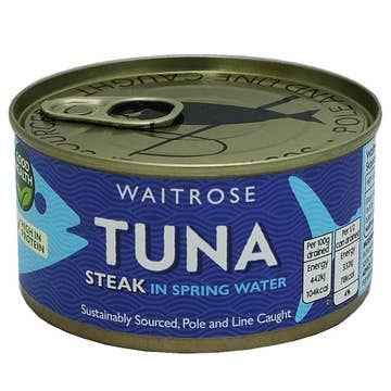 Waitrose Tuna Steak In Spring Water 200g
