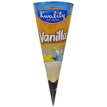 Kwality Vanilla Cone Ice Cream 150ml