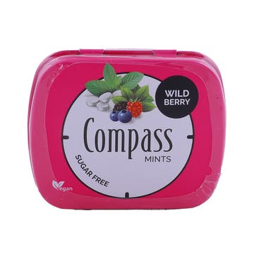 Compass Sugar Free Wild Berry Mints 14g