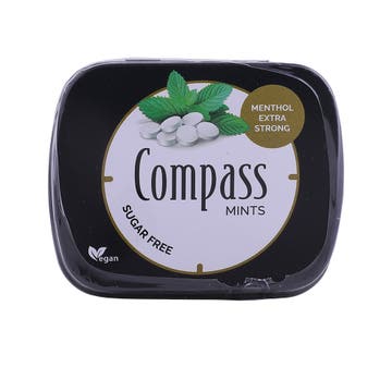 Compass Sugar Free Menthol Extra Strong Mints 14g