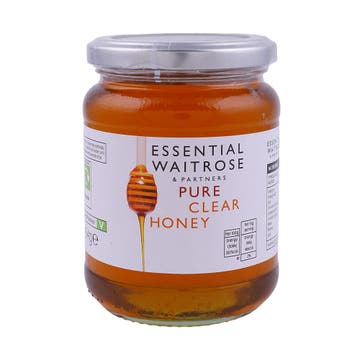 Waitrose Essentials Pure Clear Honey 454g