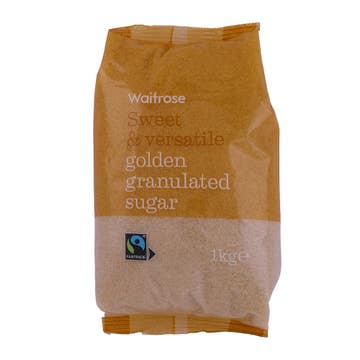 Waitrose Golden Granulated Sugar 1kg