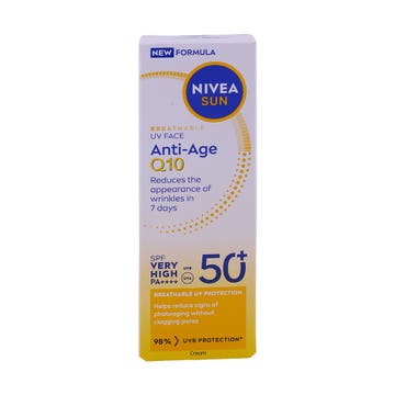 Nivea Sun Anti Age Q10 SPF50+ Cream 40ml