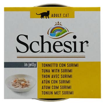 Schesir Tuna With Surimi In Jelly Cat Food 85g