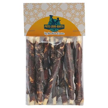 Pets Love Earth Dry Duck Wrap Rawhide Dog Food 12s
