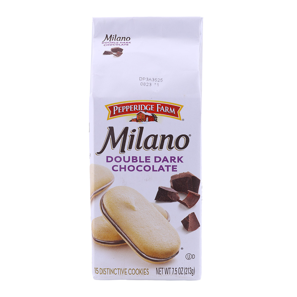 Pepperidge Farm Milano Double Dark Chocolate Cookies 213g