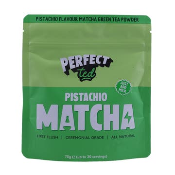 PerfectTed Pistachio Flavoured Matcha Powder 75g